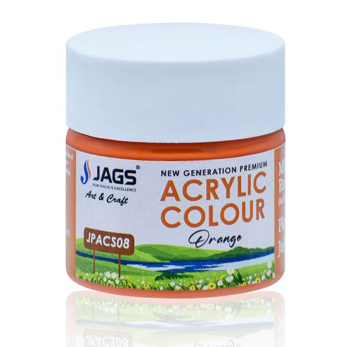 Gift To Love | Jags Premium Acrylic Colour 15ML Orange | Code : JPACS08