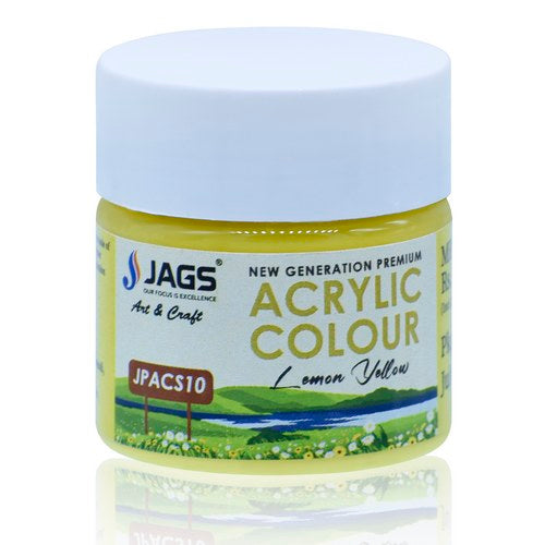 Gift To Love | Jags Premium Acrylic Colour 15ML Lemon Yellow | Code : JPACS10
