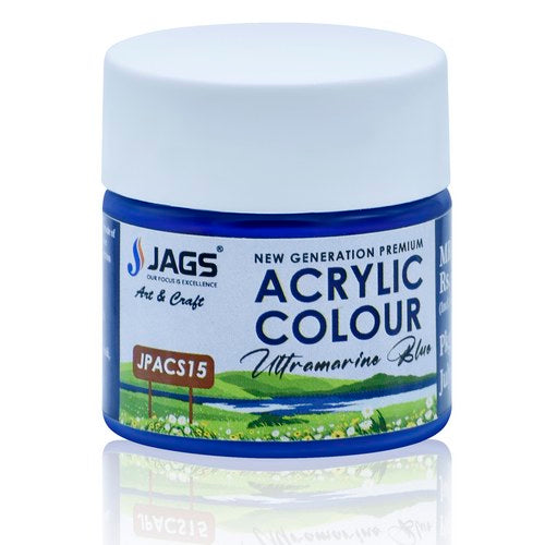 Gift To Love | Jags Premium Acrylic Colour 15ML Ultramarine Blue | Code : JPACS15