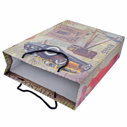 Gift To Love | Paper Bag Vintage Poster | Size : B4 | Code : JPBB00