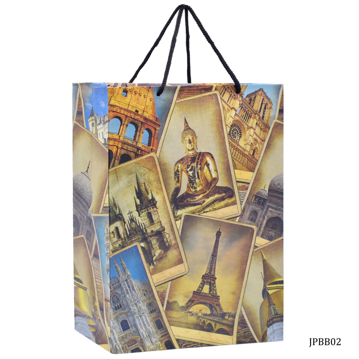 Gift To Love | Paper Bag Vintage Collage Cards | Size : B4 | Code : JPBB02