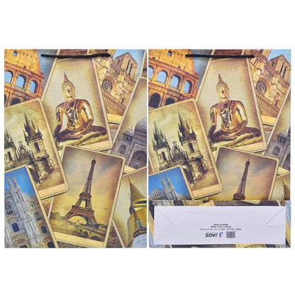 Gift To Love | Paper Bag Vintage Collage Cards | Size : B4 | Code : JPBB02