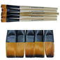Gift To Love | Jags Painting Brush Synthetic Hair Flat 5 Pics No 7 | Code : JPBF07