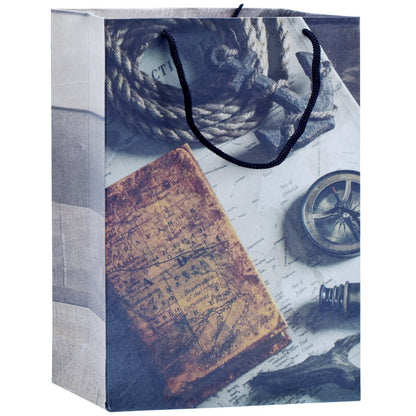 Gift To Love | Paper Bag Nautical Instruments | Size : A4 | Code : JPBM01