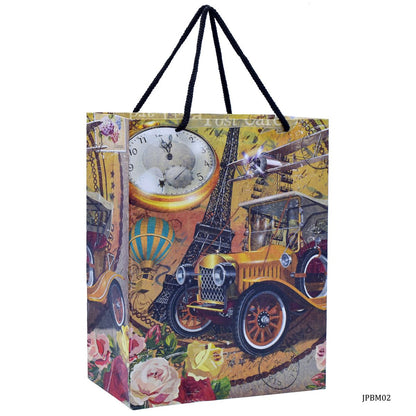 Gift To Love | Paper Bag Paris Vintage | Size : A4 | Code : JPBM02