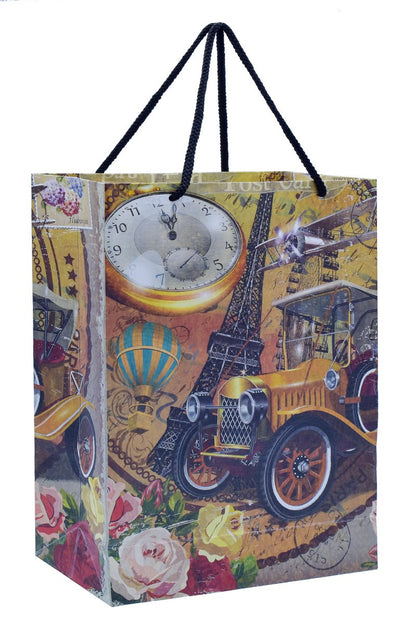 Gift To Love | Paper Bag Paris Vintage | Size : A4 | Code : JPBM02