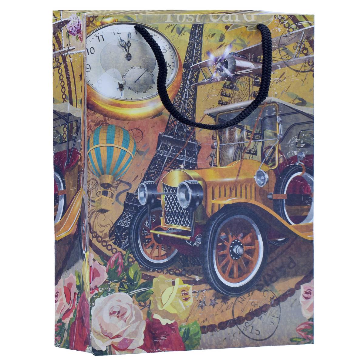 Gift To Love | Paper Bag Paris Vintage | Size : A4 | Code : JPBM02