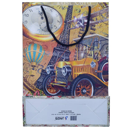 Gift To Love | Paper Bag Paris Vintage | Size : A4 | Code : JPBM02