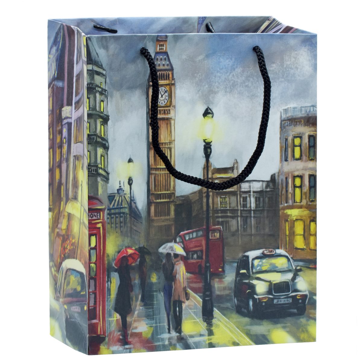 Gift To Love | Paper Bag Artwork Of Street View | Size : A5 | Code : JPBS03