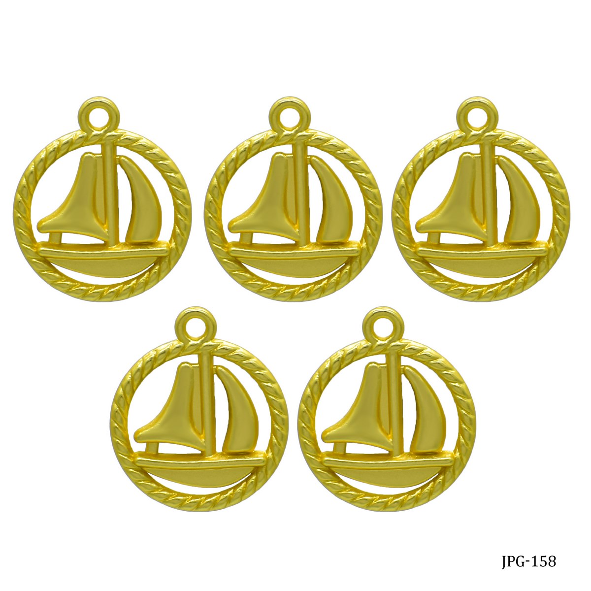 Gift To Love | Metal Craft Fitting | Color : Gold | Pcs : 5 Pcs | Code : JPG-158