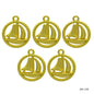 Gift To Love | Metal Craft Fitting | Color : Gold | Pcs : 5 Pcs | Code : JPG-158