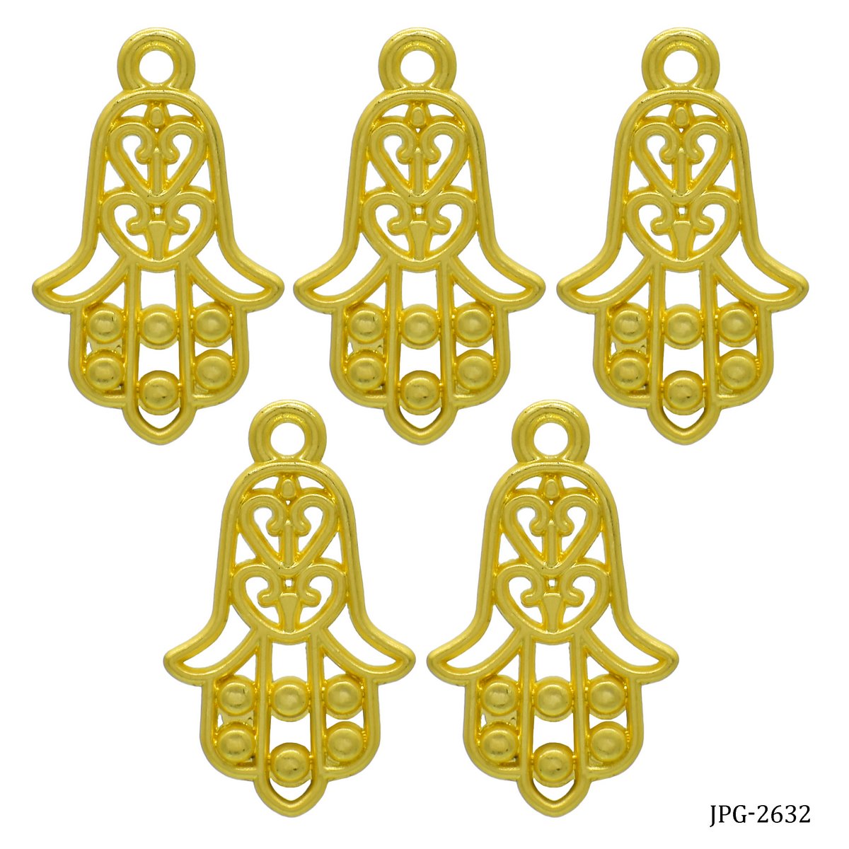 Gift To Love | Metal Craft Fitting | Color : Gold | Pcs : 5 Pcs | Code : JPG-2632