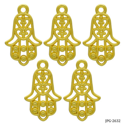 Gift To Love | Metal Craft Fitting | Color : Gold | Pcs : 5 Pcs | Code : JPG-2632