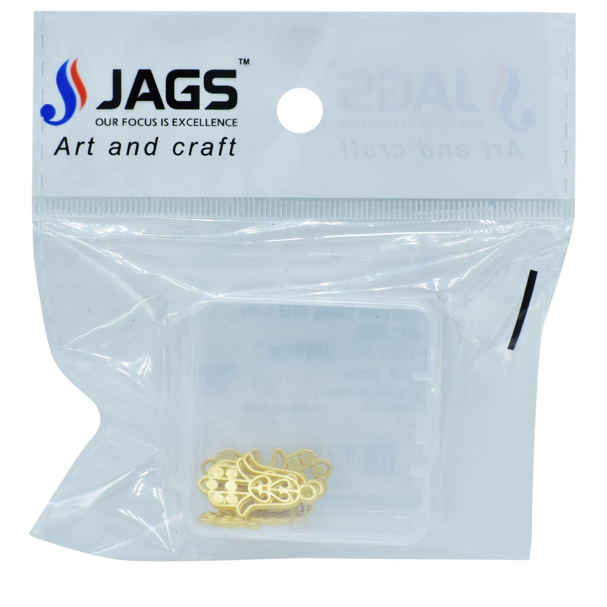 Gift To Love | Metal Craft Fitting | Color : Gold | Pcs : 5 Pcs | Code : JPG-2632