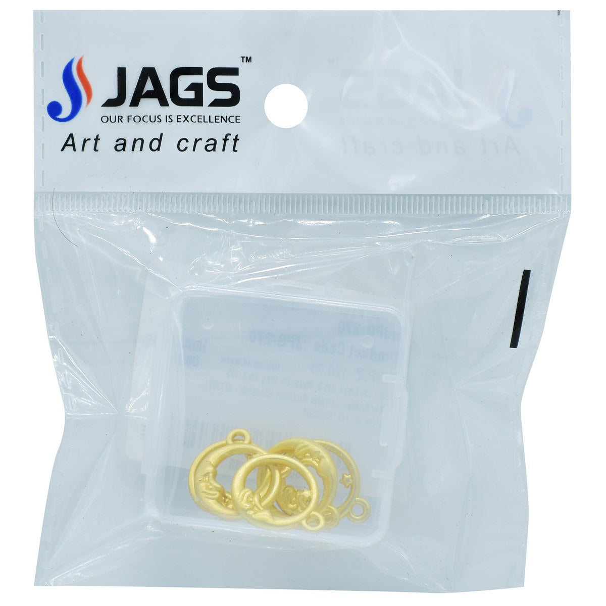Gift To Love | Metal Craft Fitting | Color : Gold | Pcs : 5 Pcs | Code : JPG-270