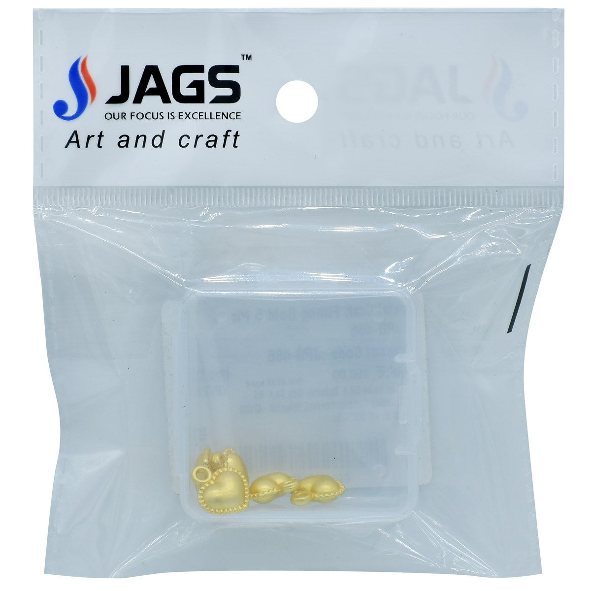 Gift To Love | Metal Craft Fitting | Color : Gold | Pcs : 5 Pcs | Code : JPG-486