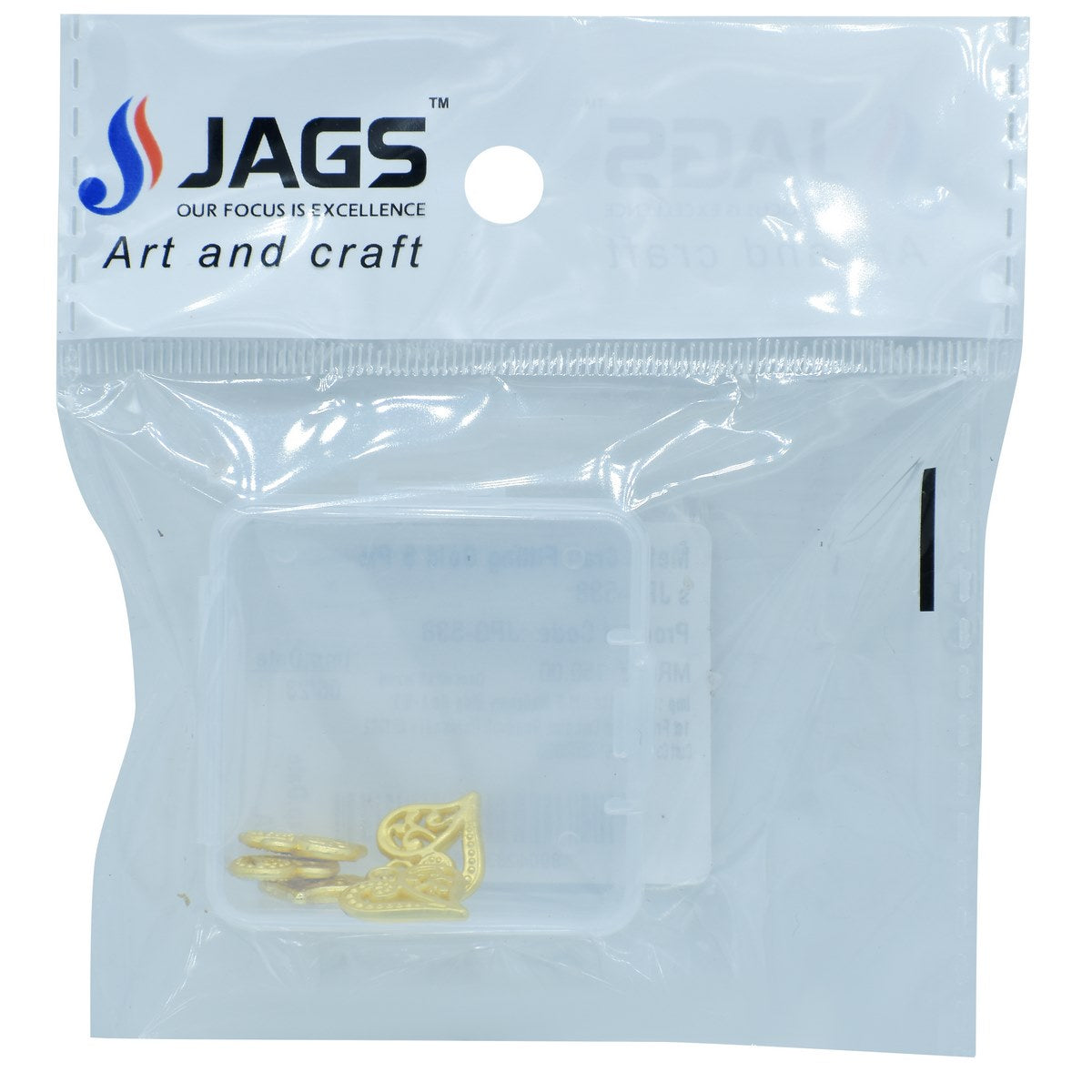 Gift To Love | Metal Craft Fitting | Color : Gold | Pcs : 5 Pcs | Code : JPG-538