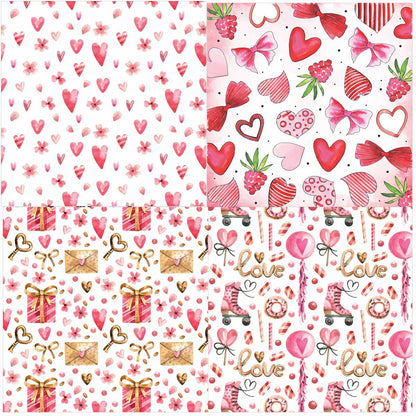 Gift To Love | Paper Love Forever | Size : 12X12 | Pcs : 36 Sheets | Code : JPLF12X36
