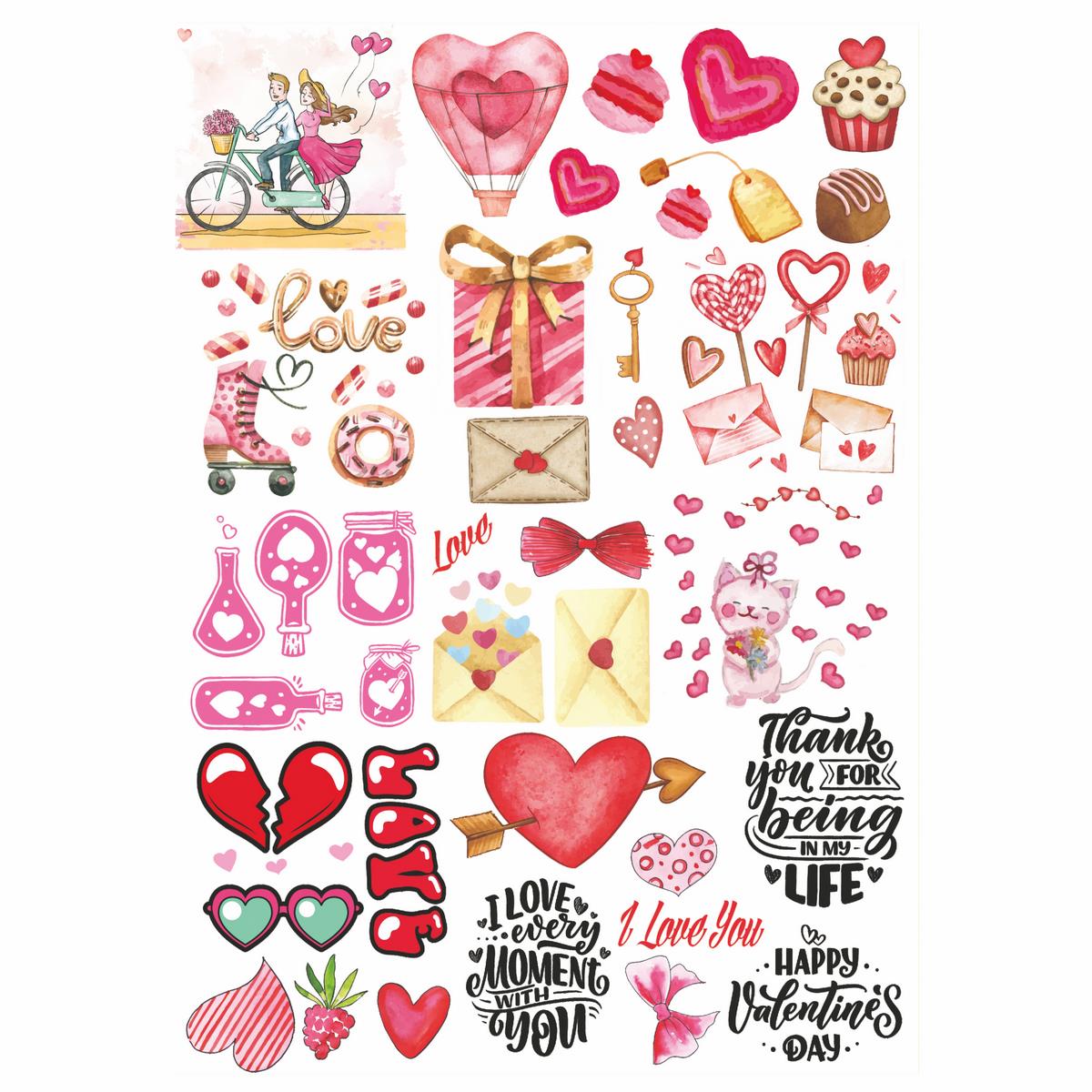 Gift To Love | Paper Love Forever | Size : A4 | Pcs : 36 Sheets | Code : JPLFA4X36