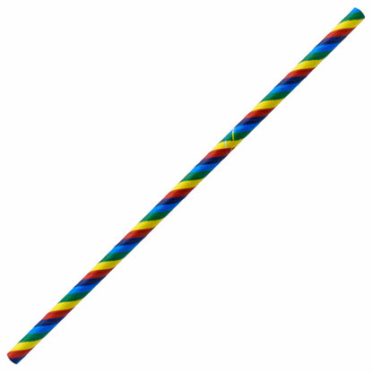 Gift To Love | Decorative Pipe Paper Straw | Color : Rainbow | Pcs : 50 Pcs | Code : JPS6MMR