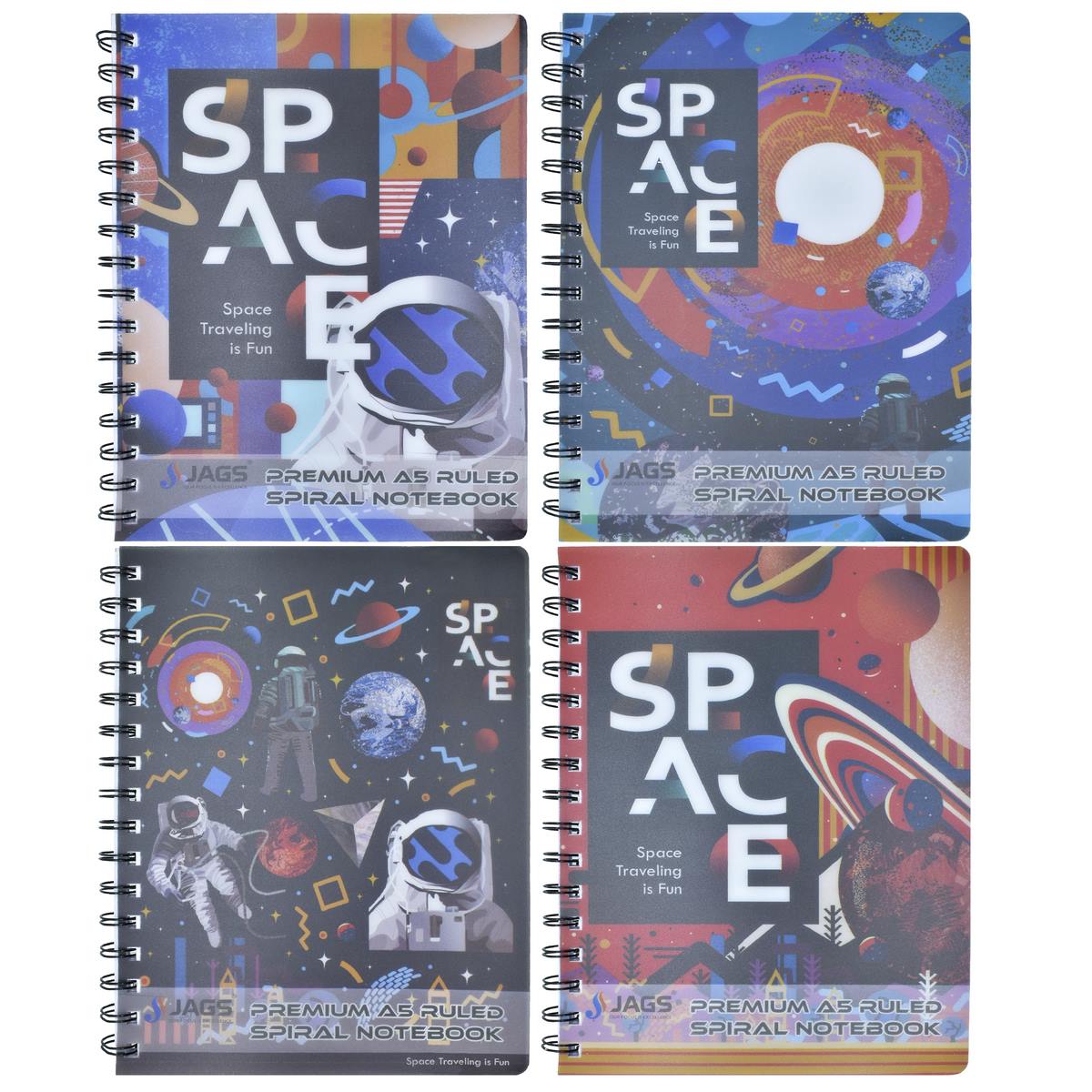 Gift To Love | Spiral Notebook Space Vector Abstract | Pcs : 160 Pages | Code : JPSNA500