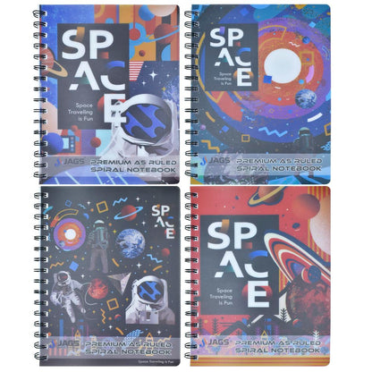 Gift To Love | Spiral Notebook Space Vector Abstract | Pcs : 160 Pages | Code : JPSNA500