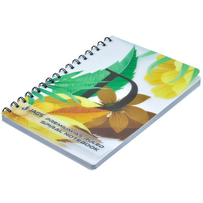 Gift To Love | Spiral Notebook Flower Abcd | Pcs : 160 Pages | Code : JPSNA5ABC