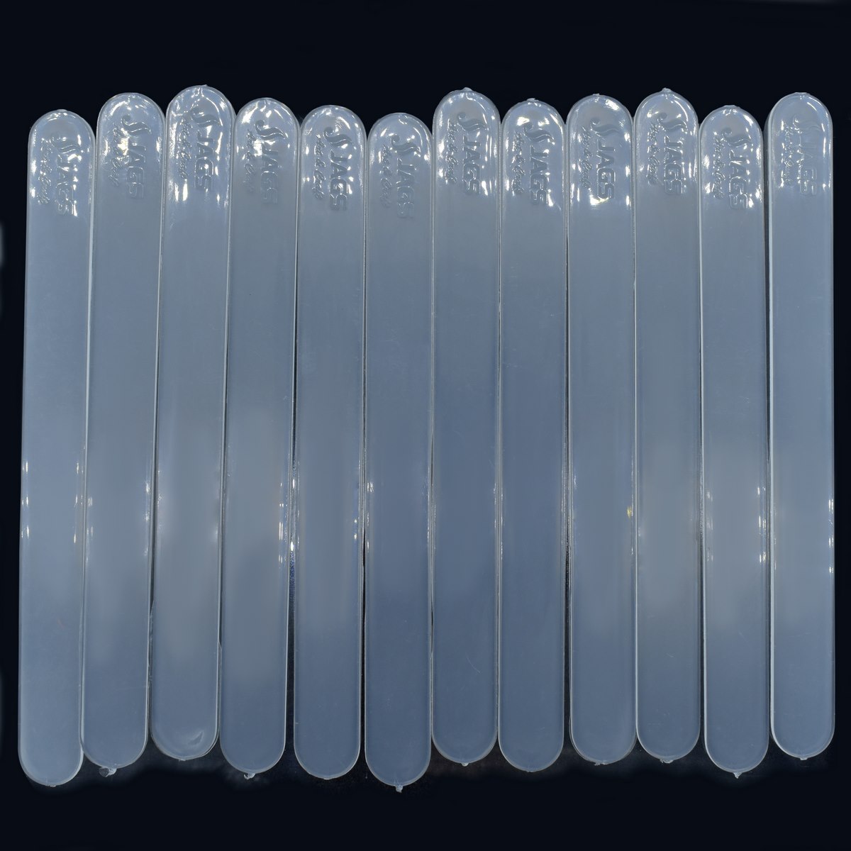Gift To Love | Plastic Stick | Color : White | Pcs : 12 Pc Set | Code : JPSW12P