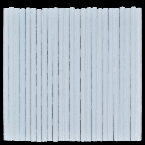 Gift To Love | Jags Paper Straw White Plain 25Pcs 8MM | Code : JPSW8MM