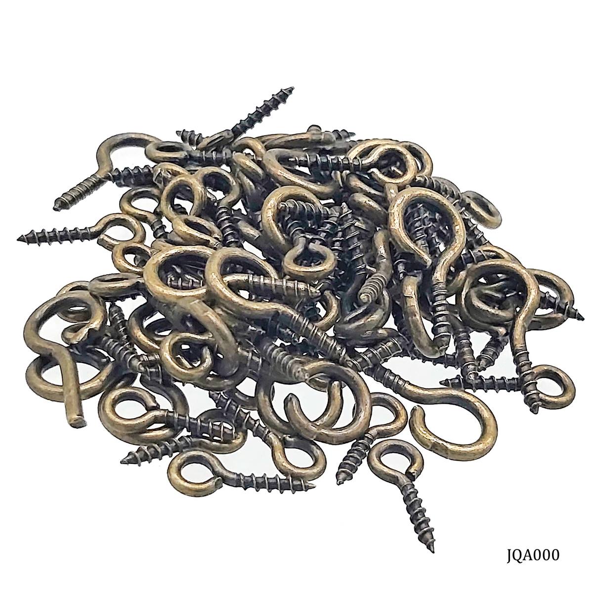 Gift To Love | Jewellery Q-Hooks | Color : Antique | Size : 10 Gm | Code : JQA000