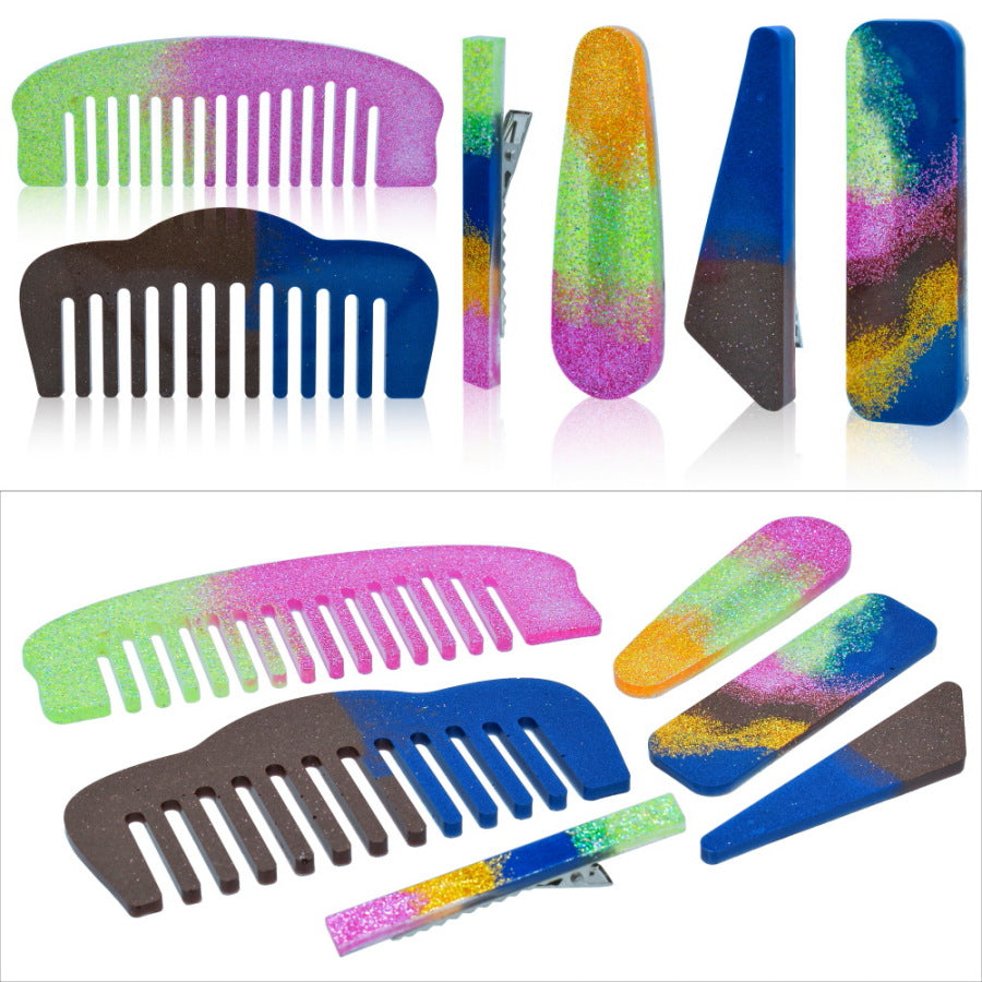 Gift To Love | Resin Art Kit For Hair Clip & Comb Making | Code : JRAK100