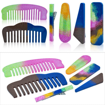 Gift To Love | Resin Art Kit For Hair Clip & Comb Making | Code : JRAK100