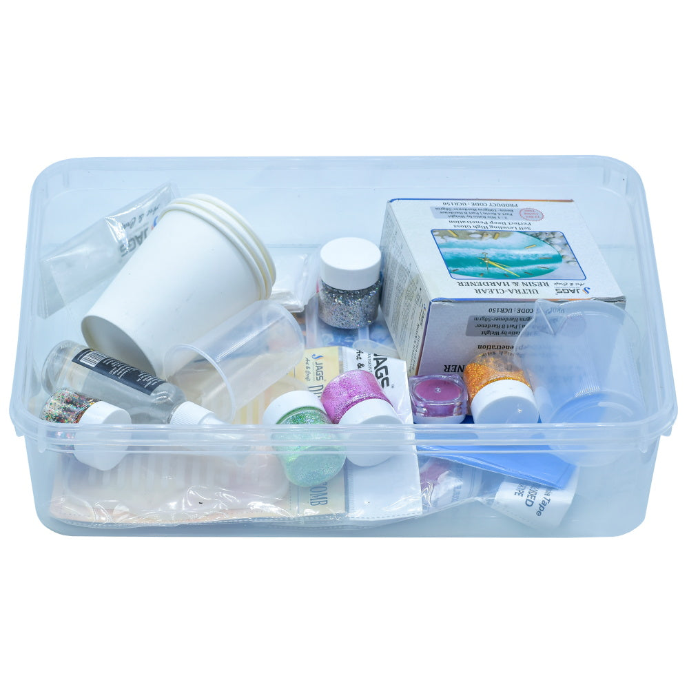 Gift To Love | Resin Art Kit For Hair Clip & Comb Making | Code : JRAK100