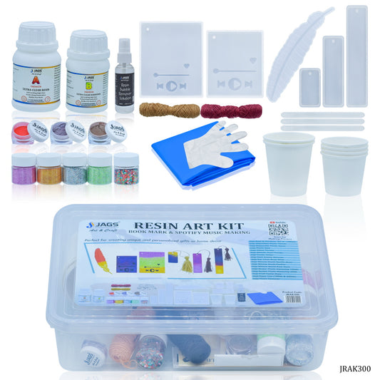 Gift To Love | Resin Art Kit For Bookmark, Feather & Music | Code : JRAK300