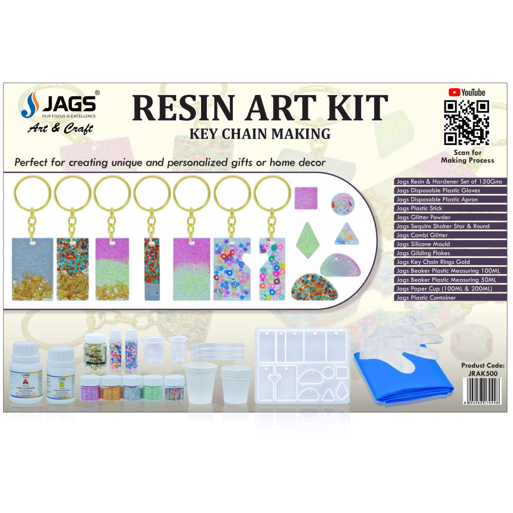 Gift To Love | Resin Art Kit For Keychain Making | Code : JRAK500