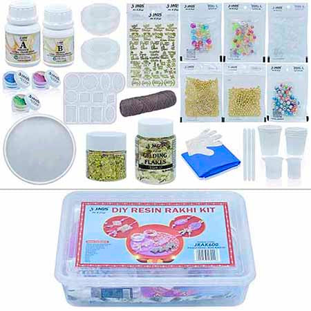 Gift To Love | Jags Diy Resin Art Kit For Rakhi Making | Code : JRAK600