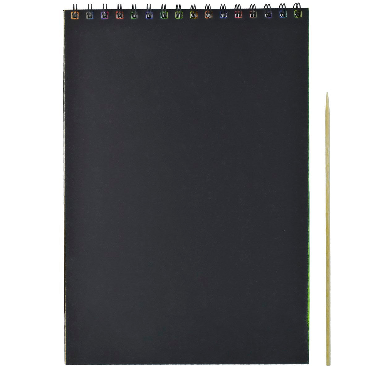 Gift To Love | Rainbow Scratch Paper Note Wiro | Size : A4 | Pcs : 10 Sheet | Code : JRSPA4