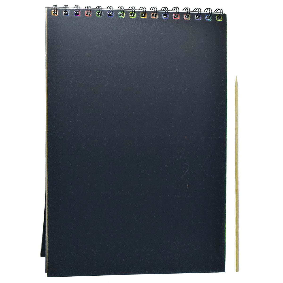 Gift To Love | Rainbow Scratch Paper Note Wiro | Size : A4 | Pcs : 10 Sheet | Code : JRSPA4