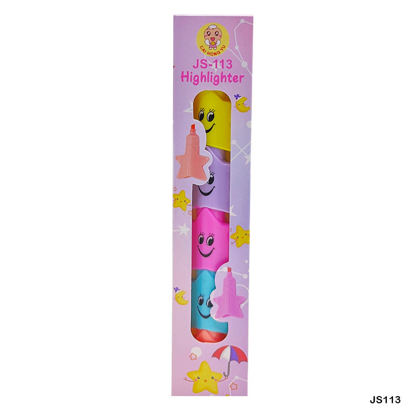 Js113 Highlighter Smile Star Shape 6 Color
