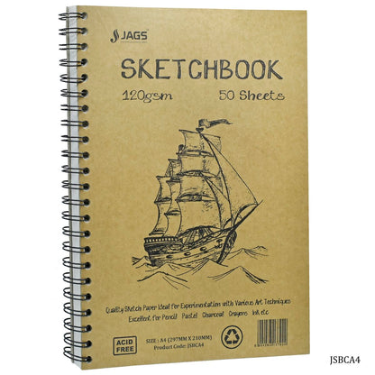 Gift To Love | Sketch Book Cartridge Paper | Size : A4 | Code : JSBCA4