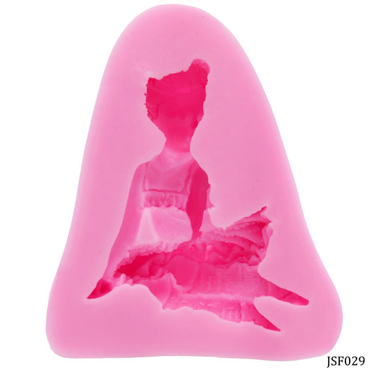 Gift To Love | Silicone Mould Seating Princess | Code : JSF029