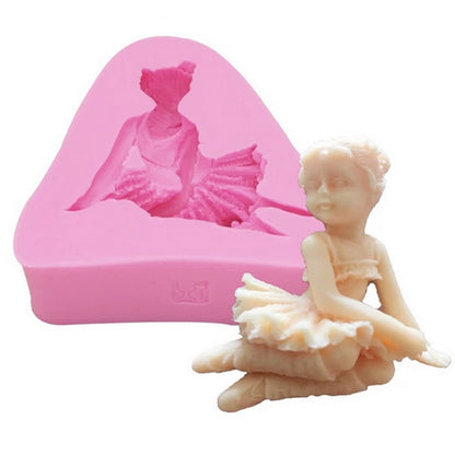 Gift To Love | Silicone Mould Seating Princess | Code : JSF029