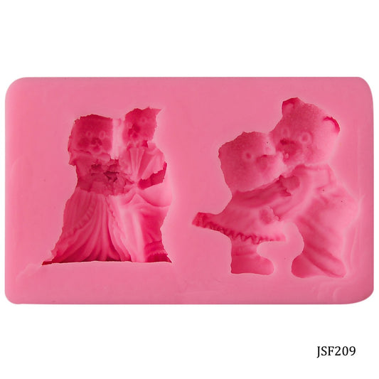 Gift To Love | Silicone Mould Teddy Bear | Code : JSF209