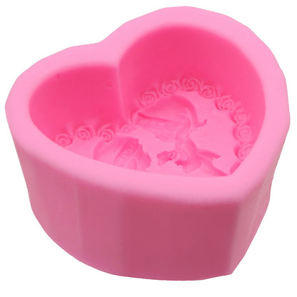 Gift To Love | Silicone Mould Heart Couple Frame | Code : JSF242