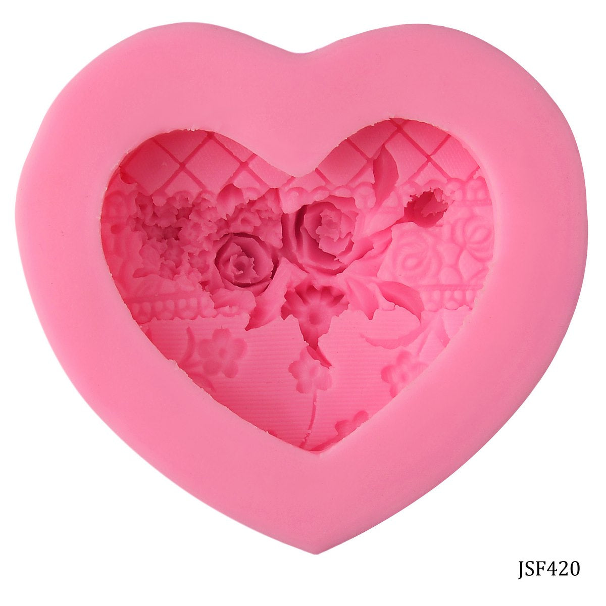 Gift To Love | Silicone Mould Heart Pattern | Code : JSF420