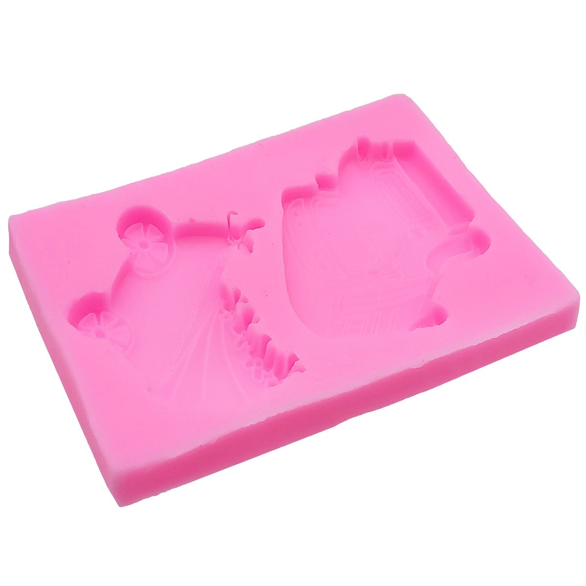 Gift To Love | Silicone Mould Baby Carriage Trolley Car | Code : JSF653