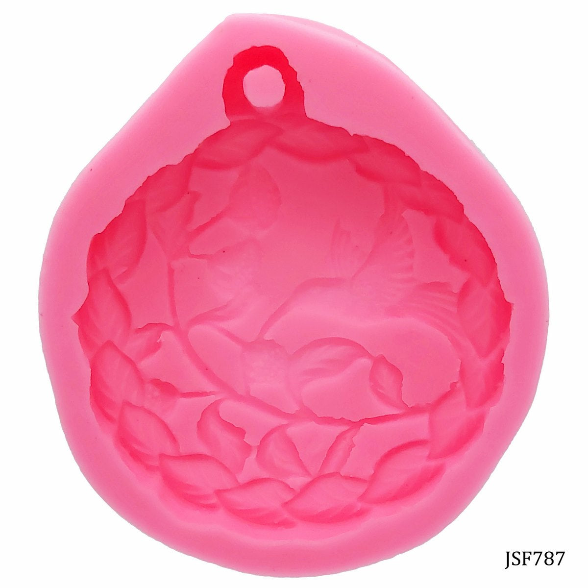 Gift To Love | Silicone Mould Pendant Bird Leaves | Code : JSF787