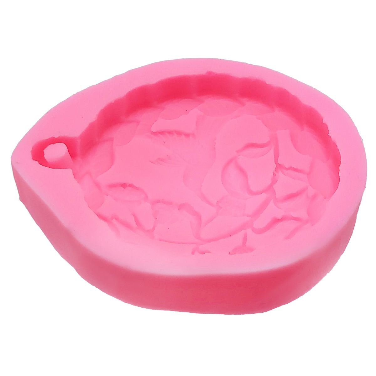 Gift To Love | Silicone Mould Pendant Bird Leaves | Code : JSF787