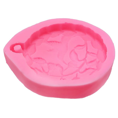 Gift To Love | Silicone Mould Pendant Bird Leaves | Code : JSF787