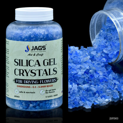 Gift To Love | Silica Flower Drying Gel | Color : Blue | Pcs : 500 Gms | Code : JSFD03